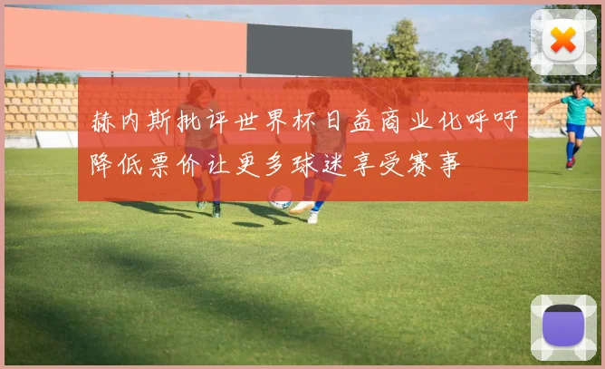 赫内斯批评世界杯日益商业化呼吁降低票价让更多球迷享受赛事